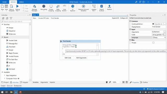Invoke Code Activity Complete Tutorial in UiPath || UiPath RPA смотреть онлайн