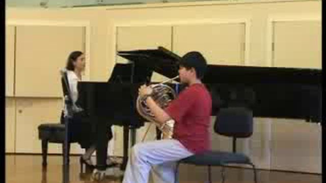 French Horn solo, Beethoven Sonata 2/3 movt (12 year old)(2) смотреть онлайн