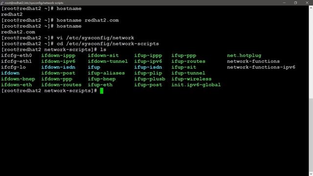 32 Network configuration files in RHEL 6 or 7 and how to configure hostname to system||In Telugu смотреть онлайн