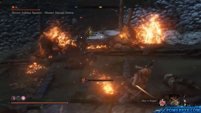Sekiro Shadows Die Twice - Seven Ashina Spears - Shume Masaji Oniwa Boss Fight смотреть онлайн
