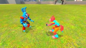 ALL BONNIE VS ALL FOXY! FNAF 9 SECURITY BREACH Garry's Mod Sandbox!