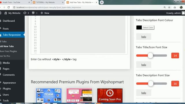 how to create tab menu using wordpress || tab navigation using wordpress || wordpress смотреть онлайн