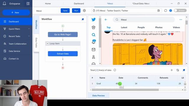 Scrape Public Tweets from Twitter смотреть онлайн