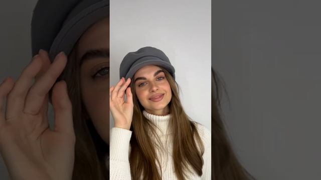 Картуз кашемировый женский светло-серый смотреть онлайн