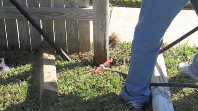 Wood Post Puller - DIY Fence Repair for Posts Set In Concrete Footings смотреть онлайн