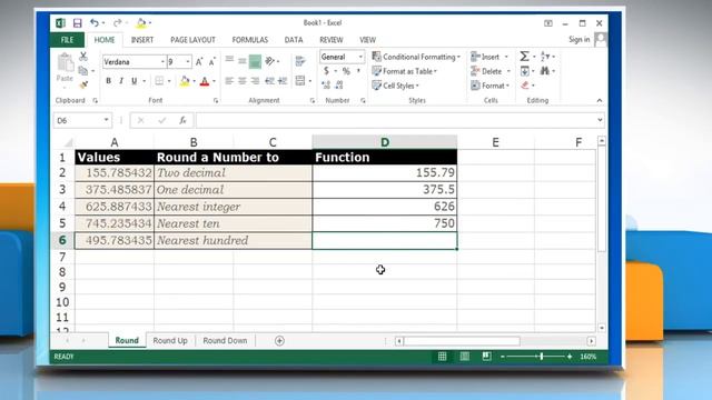 Round, RoundUp and RoundDown Functions in Excel 2013 смотреть онлайн