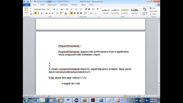 Java Group Training Session (JDBC Execution flow ) 27th смотреть онлайн