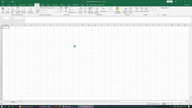 How to connect Excel to the Access Database смотреть онлайн