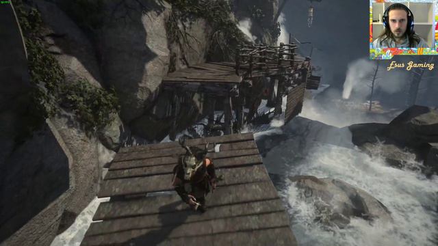 Rise Of The Tomb Raider #3. Лара овнит бандитов в костюме из Скайрима!)) Продолжаем играть). смотреть онлайн