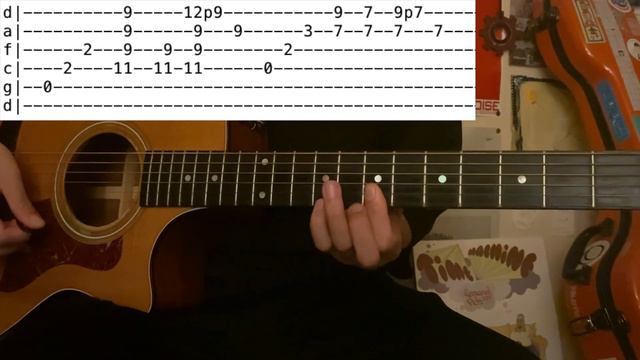 (Guitar tutorial with tab) Art of Verse / Marvel at the stars смотреть онлайн