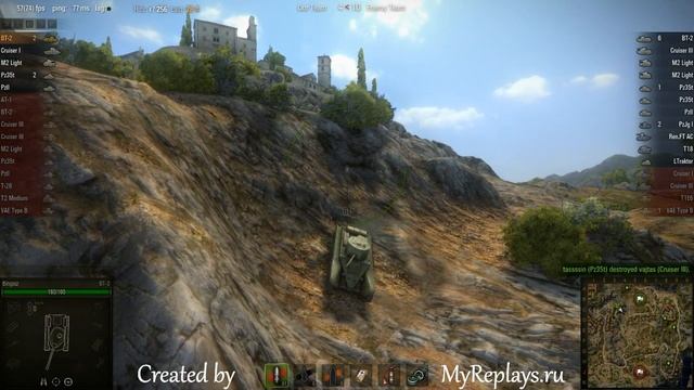 WOT: Province - BT-2 - 5 frags смотреть онлайн