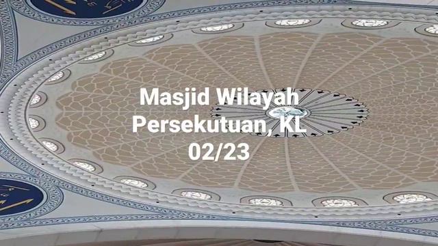 Masjid Wilayah Persekutuan KL 02/23 смотреть онлайн