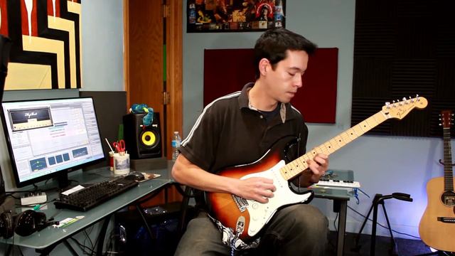 Two String Improvised Solo - Reddit /r/guitar Challenge смотреть онлайн