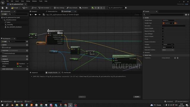 UE5 short tutorials: Деформируем и анимируем Control rig по сплайну. Deform and animate control rig смотреть онлайн