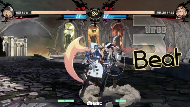 【Guilty Gear Strive】Baaru(Millia) vs Babel Fish(Axl) High Level Gameplay【GGST】【PS4pro/60FPS】 смотреть онлайн