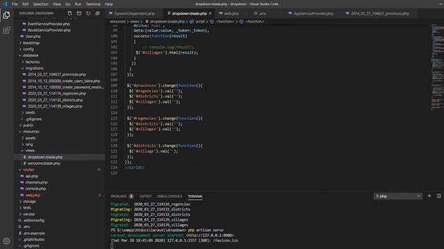How To Make Dropdown Country in Laravel - LARAVEL PROJECT смотреть онлайн