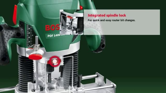 Features Of: The Bosch POF 1400 ACE Router смотреть онлайн