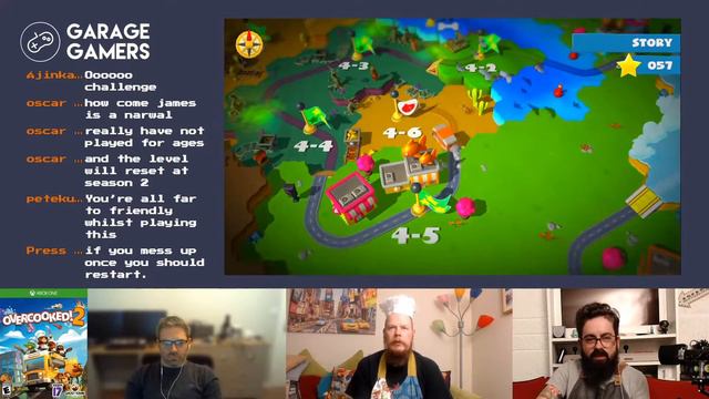 Overcooked! 2 (Part 2) - Xbox One - Garage Gamers Livestream смотреть онлайн
