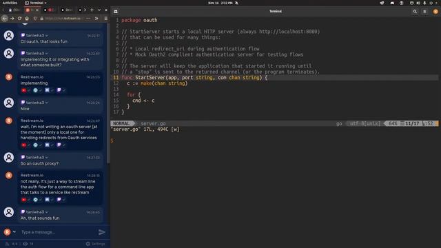 Exploring Command Line Oauth2 and Restream.io API #golang #coding #livestream смотреть онлайн
