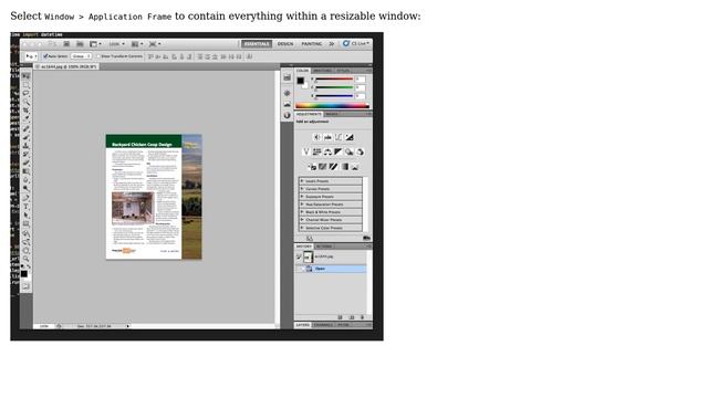 How can we use Photoshop CS5.1 on Mac OS X Lion in a normal behaving window (like it used to be)? смотреть онлайн