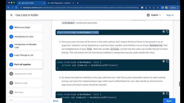 Kotlin Tutorial - Mutable Lists and Lists Pt.2 смотреть онлайн