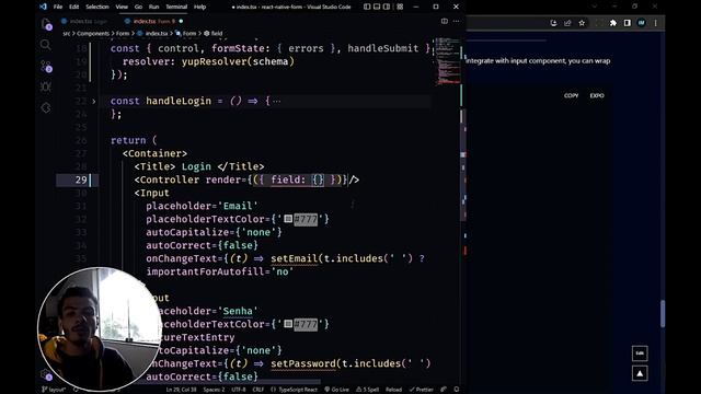 [Passo a Passo] Como criar formulário no React Native? | React Hook Form смотреть онлайн