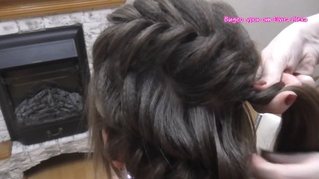 Причёска на выпускной. Модель. Видео-урок. смотреть онлайн
