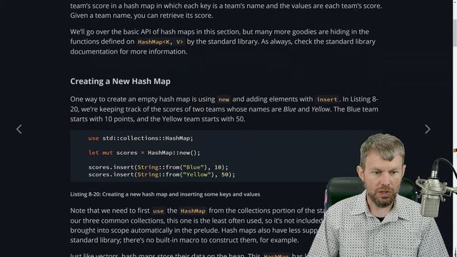 Rust HashMap and HashSet Collection Types ? смотреть онлайн