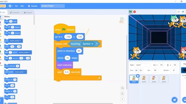 Create your First Scratch Project - Pass the Batton смотреть онлайн