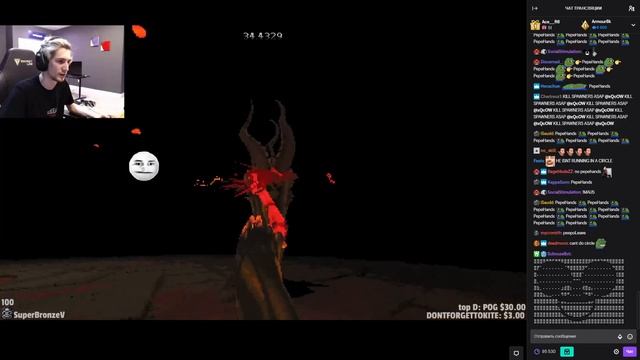 XQc Plays Devil Daggers (with Chat)