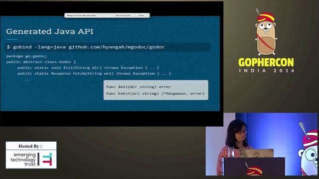 Gophercon India 2016 - Writing Mobile App Libraries in Go by Hana Kim смотреть онлайн