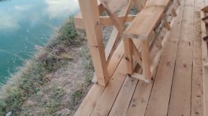 Большая Беседка 6х4 из дерева с мангальной зоной, 24 кв. Лучшая!