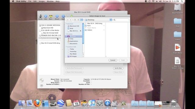 Convert Mac OS X Install DVD to .dmg смотреть онлайн
