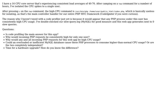 DevOps & SysAdmins: Isolating a high-CPU PHP Process смотреть онлайн