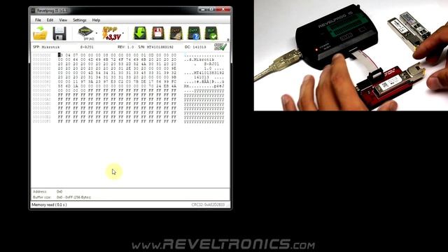 SFP module transceiver cloning with REVELPROG-IS смотреть онлайн