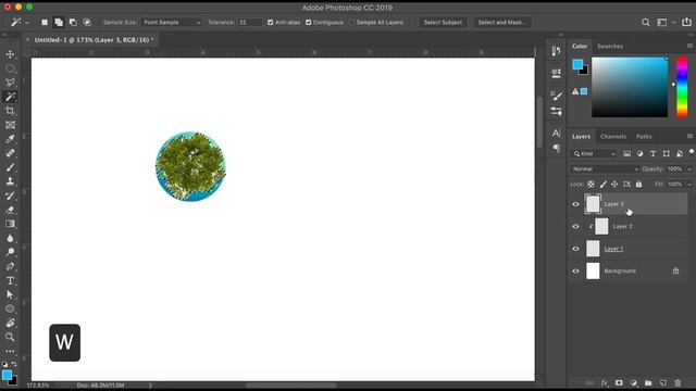 How to make Watercolor Tree Brush in Photoshop for Landscape Architecture Plan Rendering смотреть онлайн