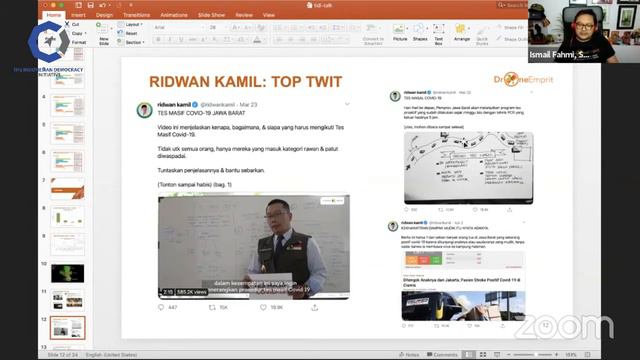 TIDI Talks 4 - Ismail Fahmi “perbandingan komunikasi publik dalam penanggulangan wabah Covid-19” смотреть онлайн