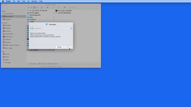 Share a Folder between Mac user accounts with iCloud Drive! смотреть онлайн