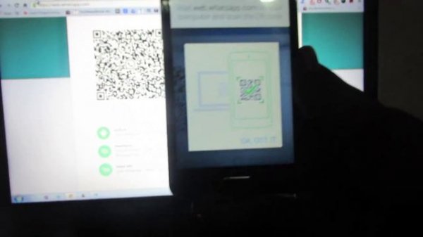 How Scan QR Code  web.whatsapp.com chrome browser [2017]