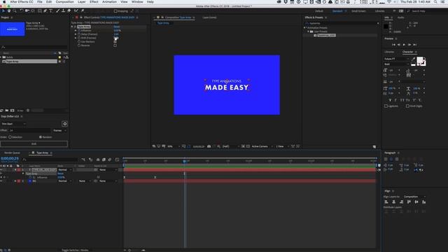 After Effects: The Best Preset for Typography and Text Animations (Type Array) смотреть онлайн