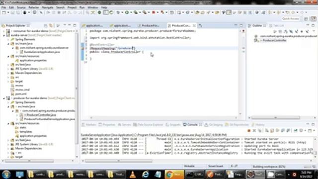 Feign Client with Eureka Server смотреть онлайн