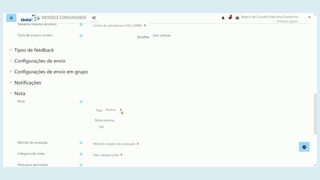 5.4.Configuração de Nota nas Atividades (Moodle/UNIFAL-MG) смотреть онлайн