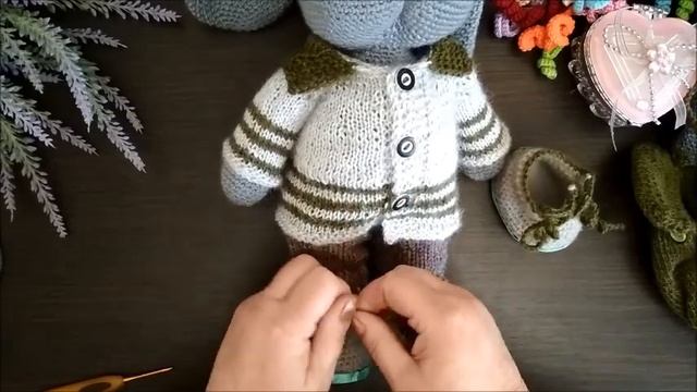 Обзор зайки Тишки /зайка связан крючком смотреть онлайн
