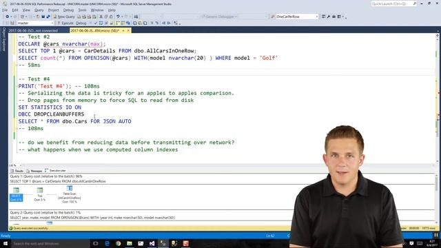 Performance Testing JSON in SQL Server vs C# смотреть онлайн