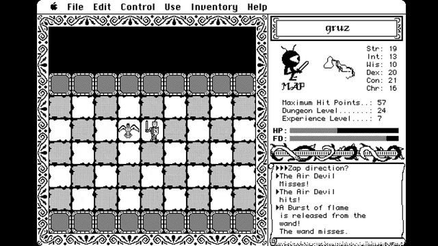 The Dungeon of Doom / Dungeon Revealed (1980's Macintosh Roguelike) | Classic Mac Games смотреть онлайн