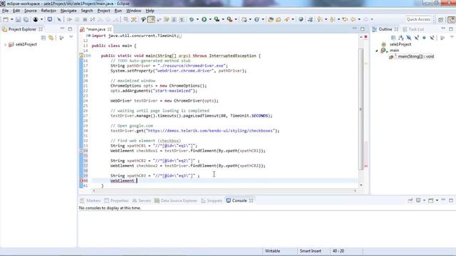 Java Selenium Example 16 - How to verify web element is selected смотреть онлайн