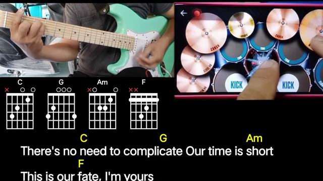 I'M YOURS (Jason Mraz) real drum, guitar chords and lyrics, song cover смотреть онлайн