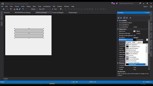Modern UI Windows Application Login And Register Form Design In VB.NET смотреть онлайн