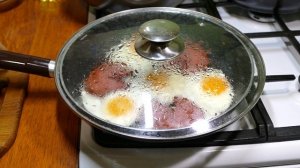 Как правильно приготовить Яичницу с Колбасой