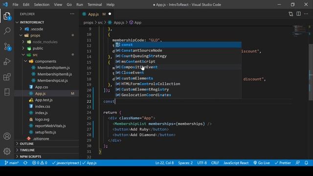 Intro to ReactJS - Part 5 - useState смотреть онлайн